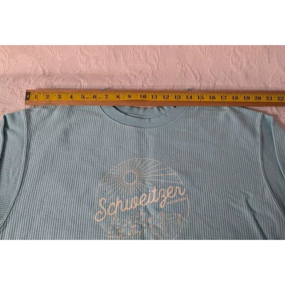 Unwind By League Sweater Turquoise Schweitzer Mountain Relax Fit Cozy XL - Picture 8 of 9